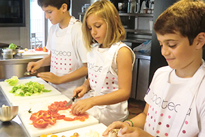 terraza mezcla aleatorio Cursos y Talleres de cocina para niños en Barcelona